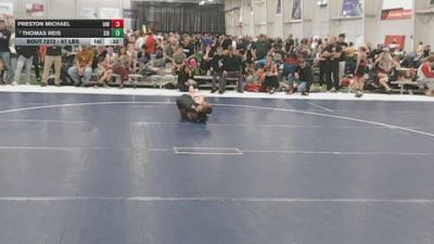 67 lbs Champ. Rd Of 32 - Preston Michael, Immortal Athletics WC vs Thomas Reis, Southern Illinois Bulldogs