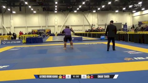 Omar Taher vs Alfonso Bruno Kaihau 2024 World IBJJF Jiu-Jitsu No-Gi Championship