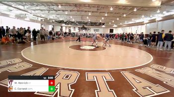 157 lbs Quarterfinal - Matt Henrich, Virginia Tech vs Christopher Earnest, Campbell - UNATT