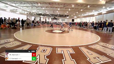 157 lbs Quarterfinal - Matt Henrich, Virginia Tech vs Christopher Earnest, Campbell - UNATT