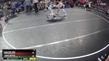 120 lbs Round 1 (6 Team) - Sawyer Veik, Nebraska Blue vs Chris Botha, South Dakota Lightning