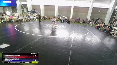 132 lbs Round 2 (8 Team) - Grayson Eggum, Minnesota Blue vs Grayson Fuchs, Michigan