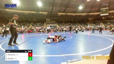 67 lbs Round Of 16 - Cael Richards, Lakeville Youth Wrestling Association vs Brett Brooks, Shelton Wrestling Academy