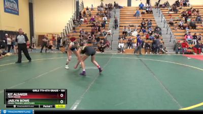 135 lbs Round 3 - Jaelyn Bowe, Crass Trained Wrestling vs Kit Alsaker, Team Nazar