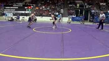 165 lbs Champ. Round 2 - Hayden Stout, Buena Vista vs Aiden Brosinski, Wartburg