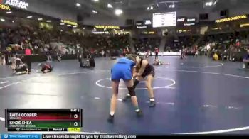 110 lbs Champ. Round 1 - Kinze Shea, Crestwood, Cresco vs Faith Cooper, Waukon