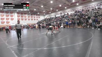 157 lbs Champ. Round 2 - Ben Takats, Perrysburg vs Alex Pontikos, Brecksville B