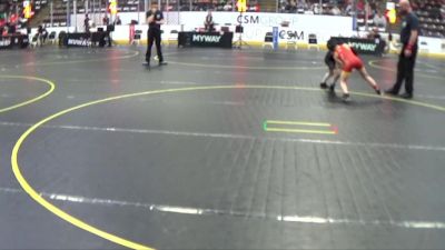 72 lbs Cons. Round 4 - Andrew Carpentier, Pinckney WC vs Lucas Mona, Redhawks WC (Troy)