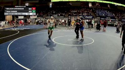 D 2 190 lbs Cons. Round 5 - Malachi Stevenson, McKinley vs Tahj Turner, Archbishop Shaw