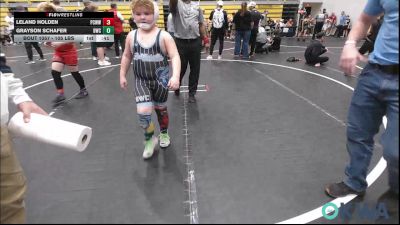105 lbs Rr Rnd 5 - Leland Holden, Ponca City Wildcat Wrestling vs Grayson Schafer, Bartlesville Wrestling Club