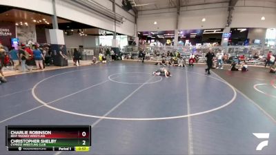 92 lbs Quarterfinal - Charlie Robinson, Best Trained Wrestling vs Christopher Shelby, Cypress Wrestling Club