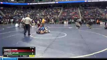 2 lbs Cons. Round 2 - Spencer Leclair, Surry Central vs Garrett Shore, North Surry