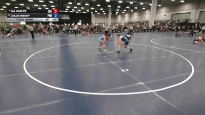 135 lbs Cons. Semis - Chloe Wehry, Pursuit Wrestling Minnesota vs Nia Hagler, Champions Wrestling Club