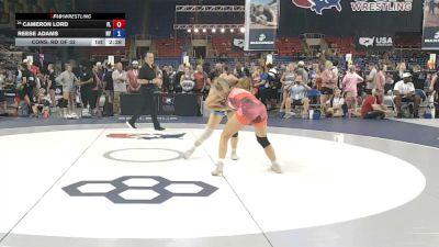 125 lbs Cons. Rd Of 32 - Cameron Lord, Florida vs Reese Adams, New York