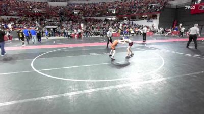 90 lbs Cons. Round 2 - Brayden Wagner, Poynette Panther Youth Wrestling vs Tj Venner, De Soto Wrestling