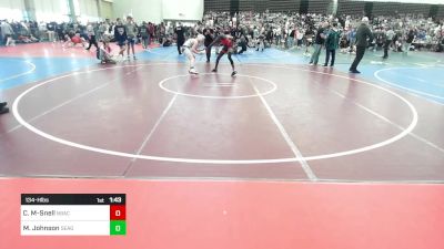 134-H lbs Round Of 64 - Casey Mack-Snell, North Babylon Athletic Club vs Mason Johnson, Seagull Wrestling Club