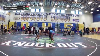 170 lbs 1st Place Match - Alexa Calidonio, Flagler Wrestling Club vs Tor`Rina Rushing, Mosley / Coastline Wrestling Academy