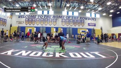 170 lbs 1st Place Match - Alexa Calidonio, Flagler Wrestling Club vs Tor`Rina Rushing, Mosley / Coastline Wrestling Academy