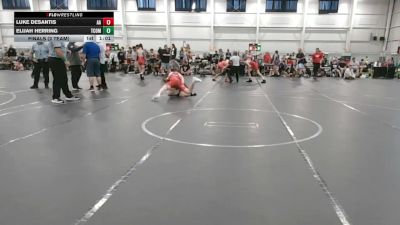 132 lbs Finals (2 Team) - Luke Desantis, All American vs Elijah Herring, The Compound