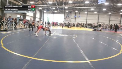 132 lbs Rr Rnd 3 - Giacomo Famularo, Misdirection Mat Club - HSB vs Lucas Barrios, Team Shutt Weaver - HSB