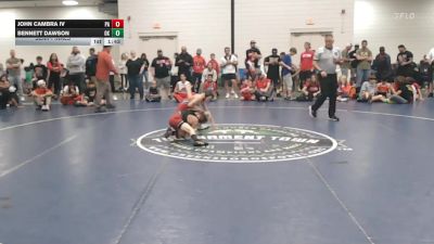 70 lbs Semifinal - John Cambra IV, PA vs Bennett Dawson, OK