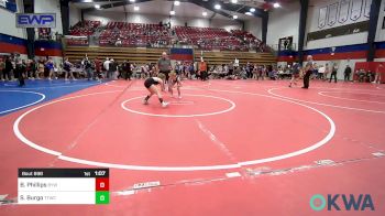 67 lbs Final - Bodey Phillips, Bristow Youth Wrestling vs Savina Burgo, Team Tulsa Wrestling Club