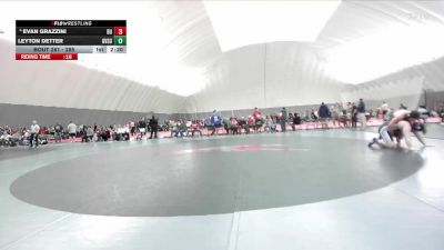 285 lbs Cons. Round 2 - Leyton Detter, Grand Valley State vs Evan Grazzini, Bellarmine