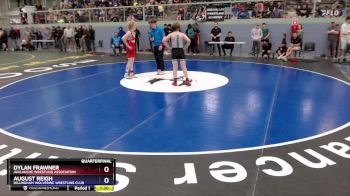113 lbs Quarterfinal - Dylan Frawner, Avalanche Wrestling Association vs August Reigh, Dillingham Wolverine Wrestling Club