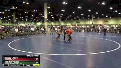 138 lbs Placement Matches (16 Team) - Joshua Young, CHOICES (Beaver Local) vs Daniel Lopez, The Firemen