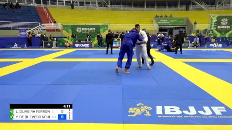 LUCAS OLIVEIRA FERRONATTO vs YAN DE QUEVEDO GOULART 2024 Brasileiro Jiu-Jitsu IBJJF