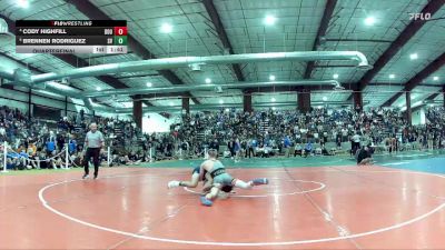 120 lbs Quarterfinal - Brennen Rodriguez, Spring Valley vs Cody Highfill, Douglas