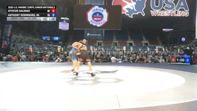 120 lbs Champ. Rd Of 64 - Atticus Salinas, Nevada vs Anthony Rodriguez, Jr., California