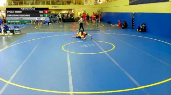 125 lbs Round 2 (6 Team) - Dylan Eimer, Triton College vs Christian Osborne, Southeast Community College