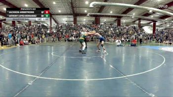 132 lbs Quarterfinal - Anthony Lopez-Hernandez, Battle Mountain vs Jackson Armstrong, White Pine