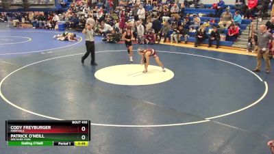 131 lbs Cons. Round 4 - Cody Freyburger, Maryvale vs Patrick O`Neill, Orchard Park