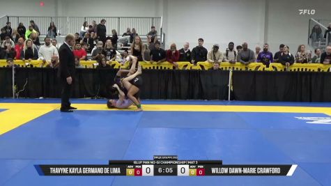 Willow Dawn-Marie Crawford vs Thavyne Kayla Germano De Lima 2026 Pan IBJJF Jiu-Jitsu No-Gi Championship