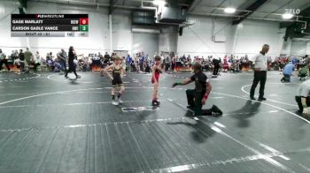 61 lbs Round 3 - Gage Marlatt, Bay County Elite Wrestling vs Carson Gable Vance, Genesis Wrestling Club