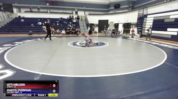 100 lbs Round 2 (4 Team) - Atti Nielson, Utah 1 vs Madyn Overman, Valiant Prep