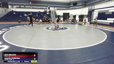 100 lbs Round 2 (4 Team) - Atti Nielson, Utah 1 vs Madyn Overman, Valiant Prep
