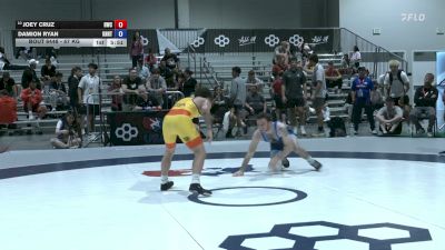 57 kg Cons. Rd Of 16 - Joey Cruz, Hawkeye Wrestling Club vs Damion Ryan, Knights RTC