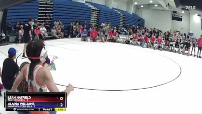 65 lbs Round 5 (6 Team) - Alaina Williams, Minnesota Storm Girls vs Leah Hatfield, Team Iowa Girls
