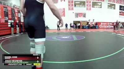 215 lbs Round 2 - Daniel Hoke, Graham vs Josiah Neumeyer, Cuyahoga Valley Christian Academy