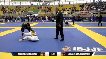 Jacqueline Giraldi Dos Santos vs Mariana De Resende Gomes 2025 Brasileiro Jiu-Jitsu IBJJF