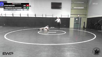 106 lbs Quarterfinal - Aydan McCune, Fremont (Sunnyvale) vs Mahmood Al-hasasneh, South San Francisco H S