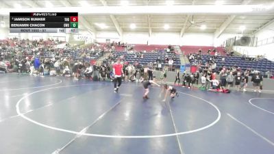 51 lbs Cons. Semi - Benjamin Chacon, Champions Wrestling Club vs Jamison Bunker, TUG