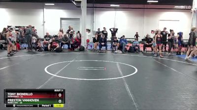 80 lbs Placement (4 Team) - Tony Biondillo, Warhawks vs Preston VanHoven, Rebellion