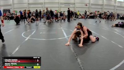 160 lbs Round 6 (10 Team) - Noah Prahl, NOVA WC vs Calen Saksa, The Wrestling Mill