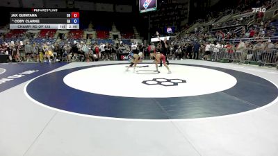 113 lbs Champ. Rd Of 128 - Jax Quintana, CO vs Cody Clarke, GA