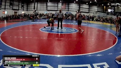 113 lbs Round 2 (6 Team) - Devin Hord, DARKHORSE WRESTLING CLUB vs Jaylin Foreman, GREAT BRIDGE WRESTLING CLUB - GREEN