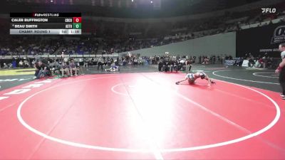 4A Boys 138 lbs Champ. Round 1 - Beau Smith, Astoria Boys vs Caleb Buffington, Crook County Boys